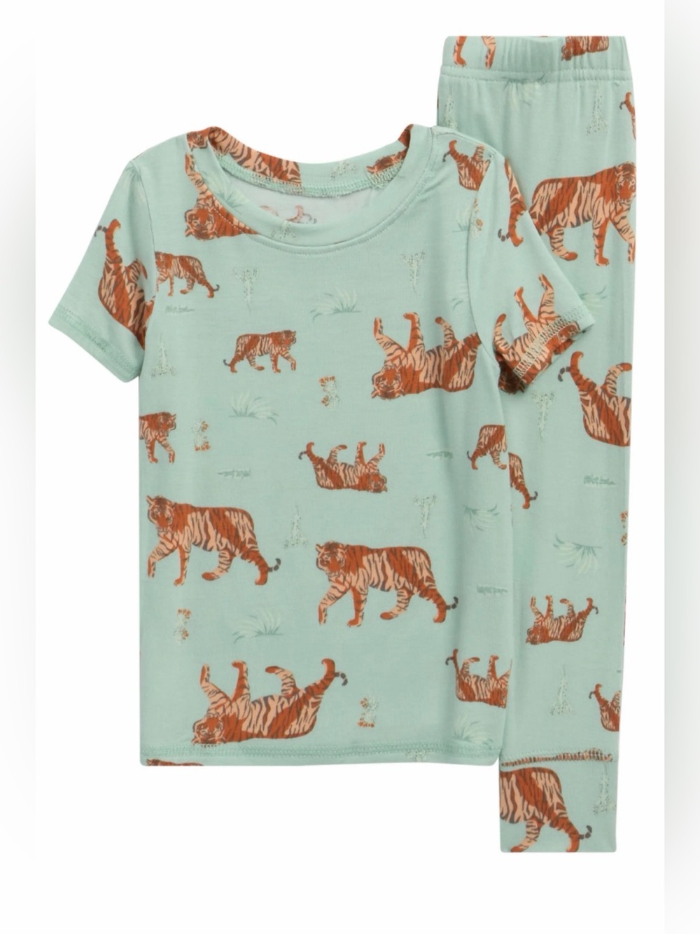 Poppy & Clay Kids' Zen Fitted Two-Piece Pajamas